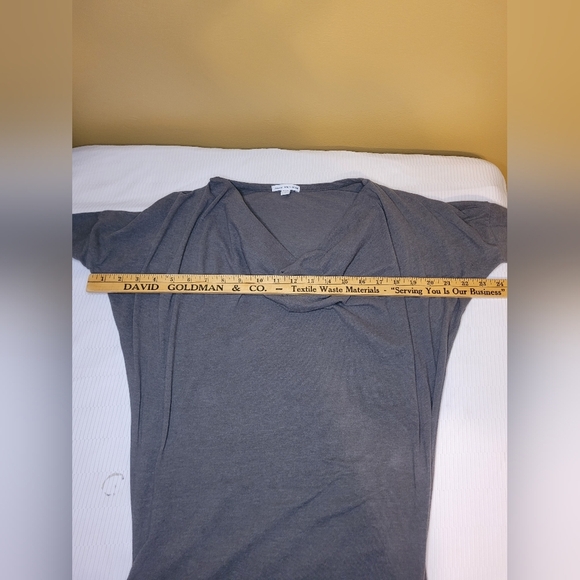 Standard James Perse Ruffle Ruched Dress sz M/2 WMU6705 - Picture 8 of 11